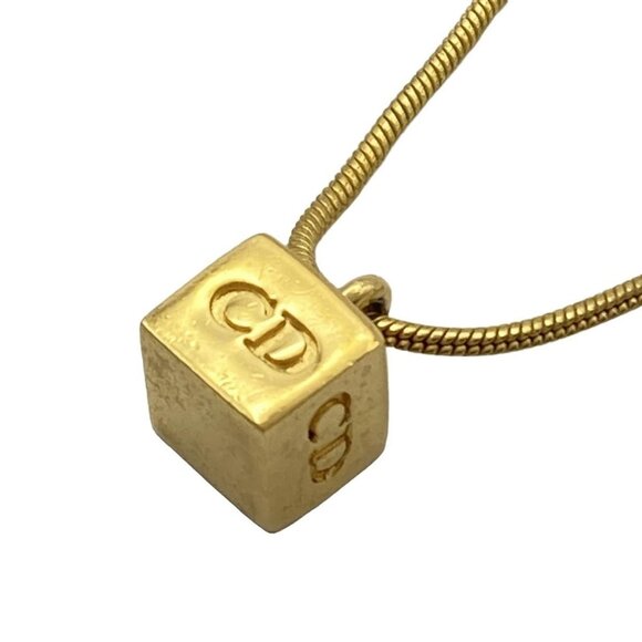 Auth DIOR/ChristianDior - Gold Hardware Necklace - Picture 1 of 4